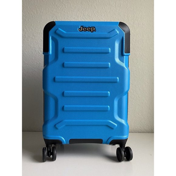 Jeep Bags Jeep 4x4 Hardside Luggage 3d Blue 22 Carry On Rolling